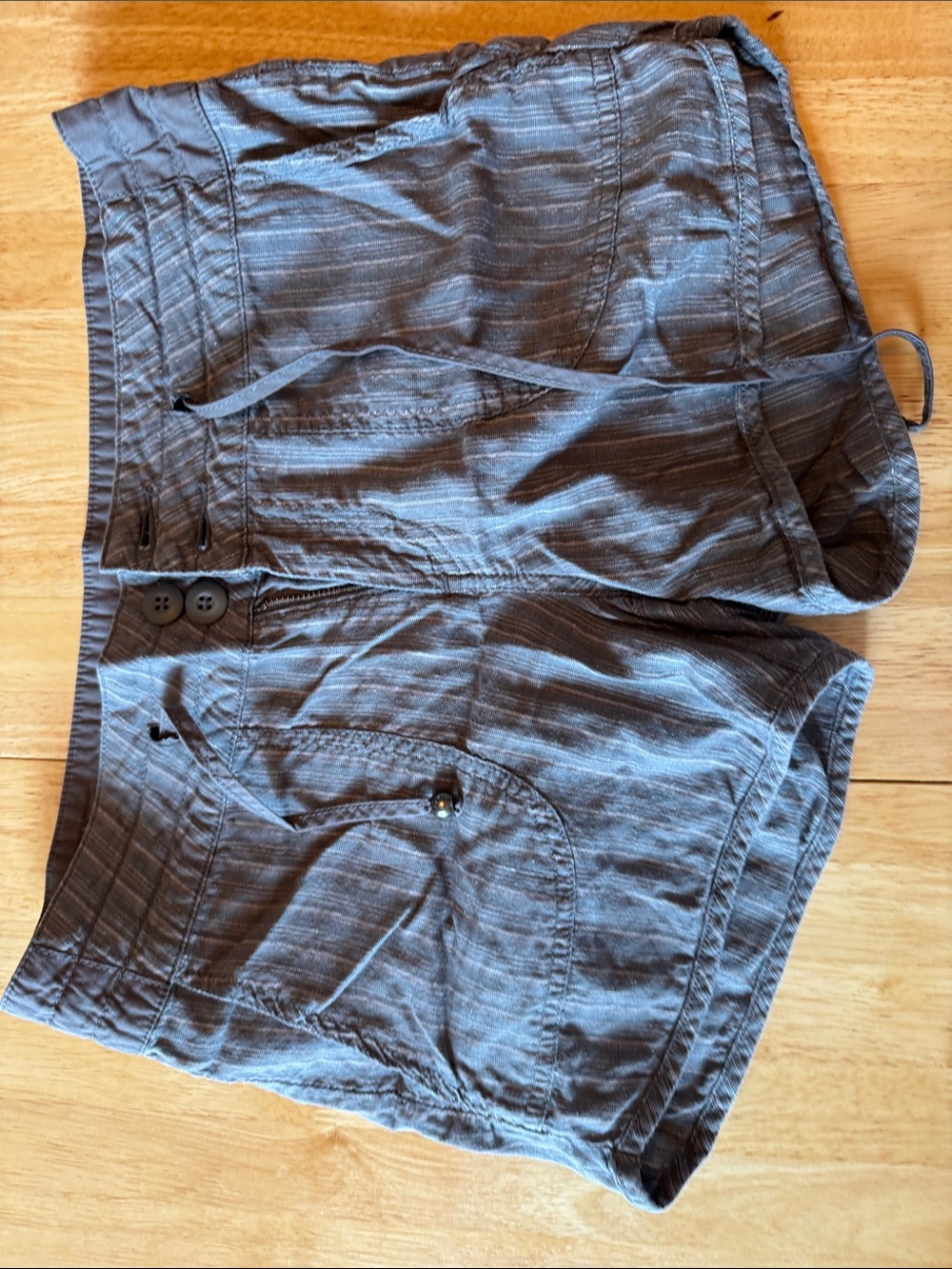 Prana Women's Charcoal Gray Hybrid Shorts